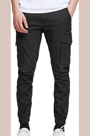 JACK & JONES Pantalon Cargo Pantalon Cargo Slim Fit Black 34 30 Black (US) 34 / L30