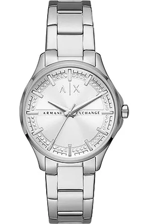 Armani Exchange Montre pour Femme, Mouvement à Trois Aiguilles, Boîtier en Acier Inoxydable de 36 mm avec Bracelet en Acier Inoxydable, AX5256