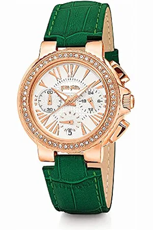 Folli Follie Femme Automatique Montre avec Bracelet en Cuir S0356929