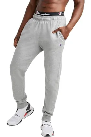 Champion Pantalon de Jogging Powerblend, en Polaire, Confortable pour Homme (Standard ou Grande Taille), Taille M