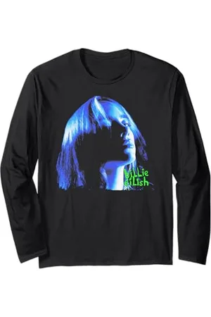 Billie Eilish Music Art Print Style Indie-Pop emblématique Manche Longue