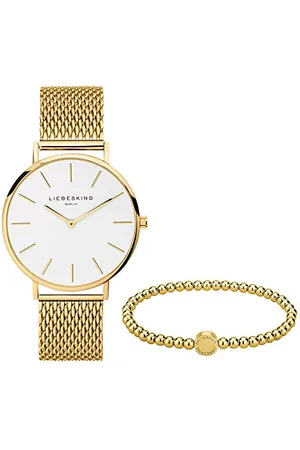 liebeskind Liebeskind Femme Quartz Montre avec Bracelet en Acier Inoxydable LS-0091-MQB