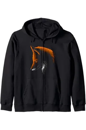 Fox Ombre visage renard bel animal sauvage Sweat à Capuche