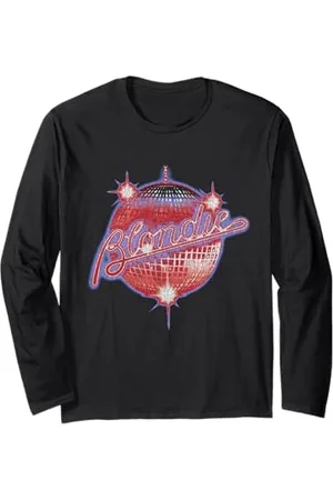 Blond Amsterdam New York Disco Ball Front and Back Vintage Band Manche Longue