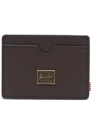 Herschel 10845-04123 Charlie Leather RFID Brown Unisexe - Adulte, Accessoires Taille Unique