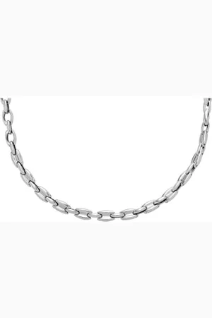 Diesel Collier Metamorph en acier inoxydable argenté pour homme DX1582040, taille unique, Acier inoxydable, Pas de gemme