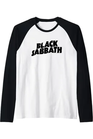 Black Sabbath Imprimé de musique heavy metal emblématique Manche Raglan
