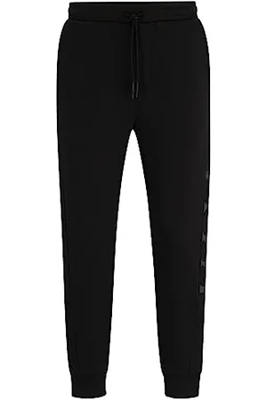 HUGO BOSS Hommes Helwyn Bas de survêtement en Coton mélangé avec Logo emé