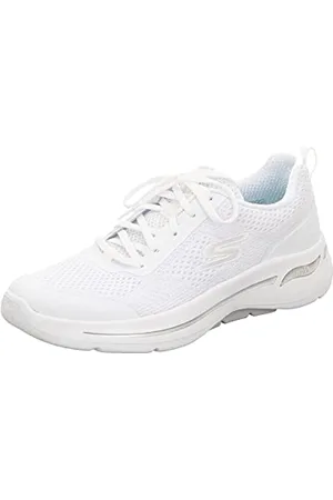 Skechers Femme 124404-WSL_37,5 Sneakers Basses, White, 37.5 EU