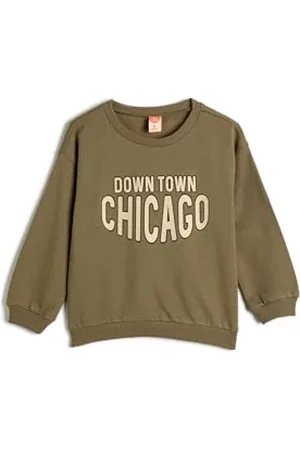 Koton Sweatshirt Long Sleeve Crew Neck City Printed Soft Interior Cotton, Maillot de survêtement Bébés garçons,
