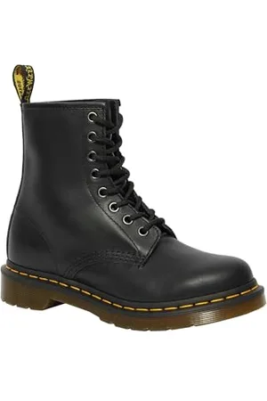 Dr. Martens 8 œillets, Rangers Femme, Noir Noir Noir Gras, 41 EU