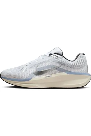 Nike Homme Winflo 11 White/Metallic Silver-Ashen Slate Sneaker, 44.5 EU