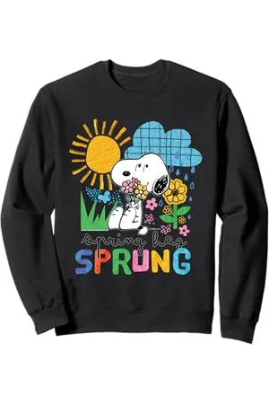Peanuts Snoopy Cottage de Pâques et de printemps pour le jardin des années 90 Sweatshirt