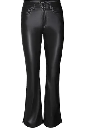 VERO MODA Vmselma HR Flared Pl Pantalon, , 25W x 32L Femme
