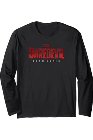 Marvel Daredevil Born Again Logo Manche Longue