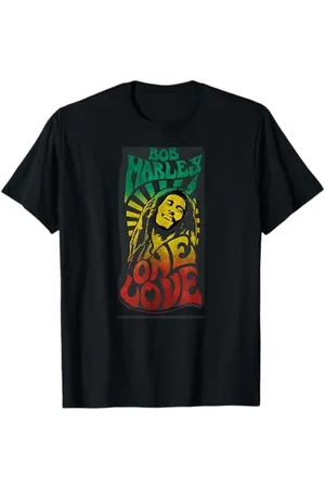 Bob Marley Affiche emblématique de la musique One Love Relax T-Shirt