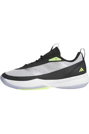 adidas Mixte Front Court Shoes Chaussures de Basket-Ball, Clear Grey/Silver met./Core Black, 47 1/3 EU