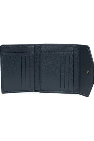 Hexagona Portefeuille 1 volet Stop RFID - Compatible Cartes de crédit, CNI et permis de Conduire - pour Femme - Collection Parisienne - - en Cuir