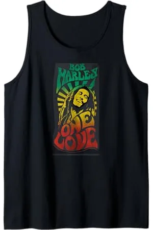 Bob Marley Affiche emblématique de la musique One Love Relax Débardeur