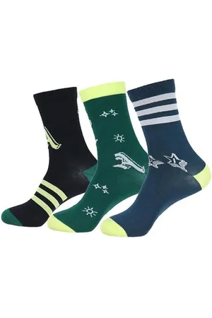 adidas HZ2918 BRAND LOVE 3PP Socks Unisex collegiate green/black/arctic night Taille KL