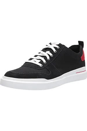 Cole Haan Homme GP RLY Canvs CRT SNK:Black Canvas/Optic Basket, Black, 41 2/3 EU