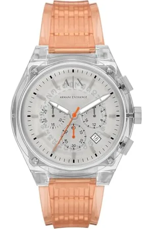 Armani Exchange Hommes Analogique Quartz Montre avec Bracelet en Polyuréthane AX4164