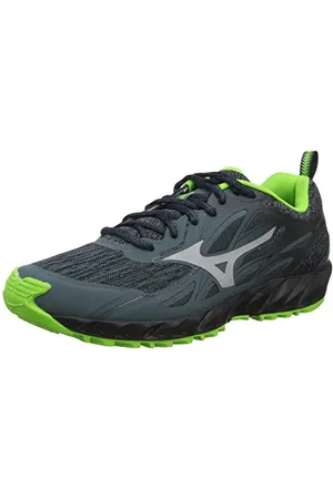 Mizuno Homme Wave Ibuki Chaussures de Trail, Gris (Stormy Weather/Silver/Jasmine Green 03), 45 EU