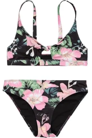 Roxy Tenue Deux pièces Shadow Floral Bralette Set Fille Noir 14