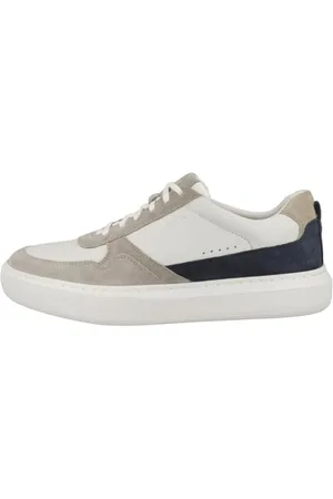 Geox Homme U DEIVEN A Basket, Sand/White, 43 EU