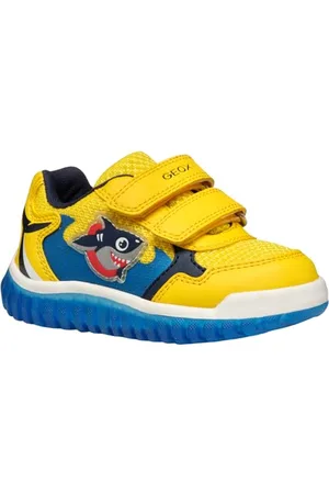 Geox Bébé garçon B LIGHTYLOO Boy A Basket, Yellow/Sky, 20 EU