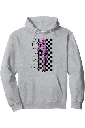 Blond Amsterdam Checkerboard Portrait Vintage Band Sweat à Capuche