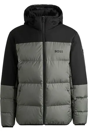 HUGO BOSS Hommes J Hamar 3 Doudoune déperlante à Capuche Amovible