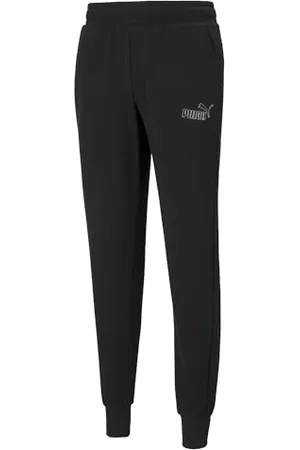 PUMA ESS Small Logo Sweatpants TR cl, Pantalon tricoté Homme, Black