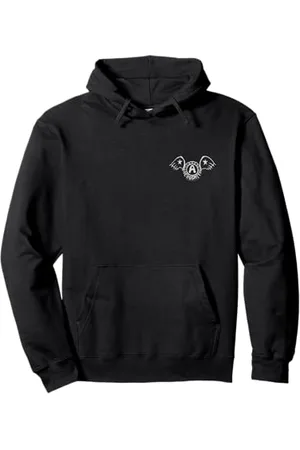 Aerosmith Vintage White Winged Logo Band Emblem Print Sweat à Capuche