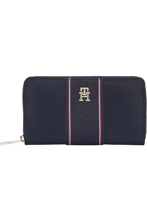 Tommy Hilfiger Portefeuille Femme Popy avec Fermeture Éclair, Bleu (Space Blue Corp), Taille Unique