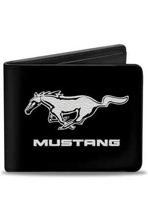 Buckle Ford Mustang Argent Cheval Logo de voiture auto Portefeuille à 2 plis en Ford 2 volets