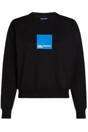 Karl Lagerfeld Regular Box Logo Sweat Maillot de survêtement, , L Femme