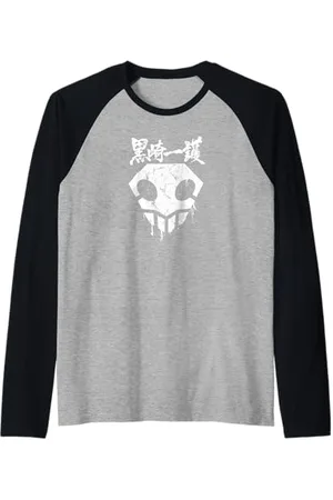 Bleach Crâne avec des Gouttes de Sang Manche Raglan