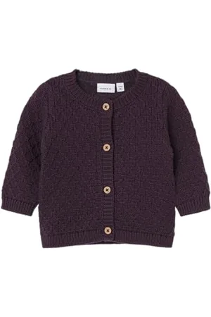 NAME IT NBFLOMILLE LS Knit Card, Cardigan Petite Fille,