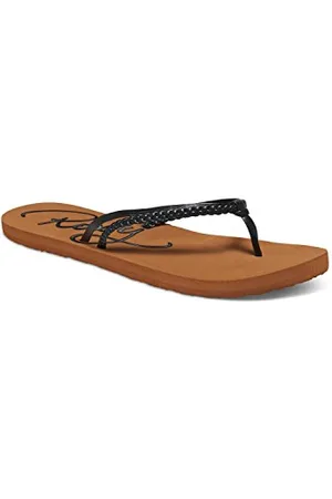 Roxy Femme Cabo J Tongs, Noir (Black), 38 EU
