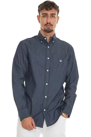 GANT Reg BD Chemise, Indigo foncé, L Hommes
