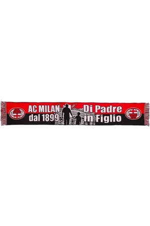 AC Milan Écharpe Jacquard Officielle, , Taille Unique Mixte