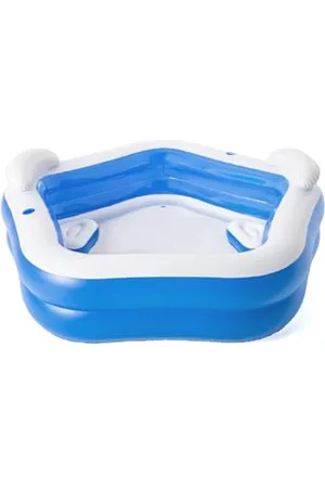 Bestway ® Piscine familiale « Fun » 213 x 206 x 69 cm