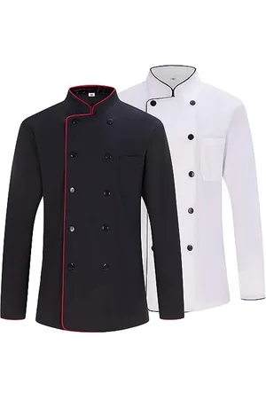 MISEMIYA Pack 2 Unités -Veste de Chef pour Hommes - Veste de Chef pour Hommes - Uniforme d