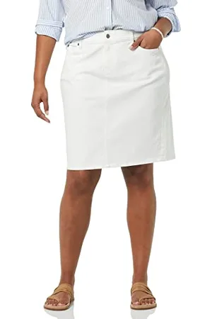 Amazon Jupe en Jean Classique à 5 Poches (Disponible en Grande Taille) Femme, , 46