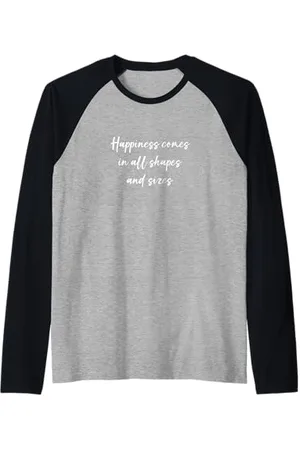 Statement Blend Le bonheur vient dans toutes les formes et tailles Manche Raglan