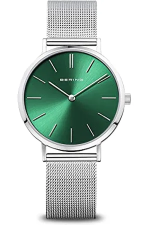 Bering Femmes Analogique Quartz Classic Collection Montre avec Bracelet en Acier Inoxydable & Verre Saphir 14134-008