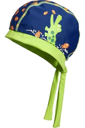 Playshoes Enfant Uv-schutz Kopftuch Krokodil Bonnet, Bleu (Marine 11), X-Large (Taille Fabricant: 55) EU