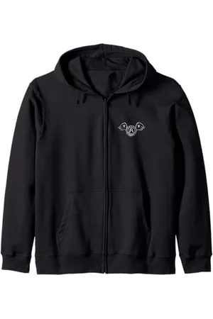 Aerosmith Vintage White Winged Logo Band Emblem Print Sweat à Capuche