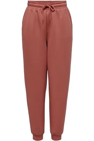 ONLY Onplounge Hw SWT PNT Noos Pantalon de Jogging, Rouge minéral, M Femme